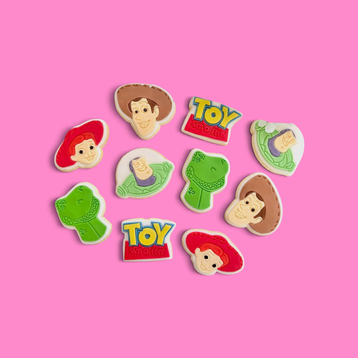 Woody & Friends Set 2 Cookie Cutter and Embosser Stamp Complete Set