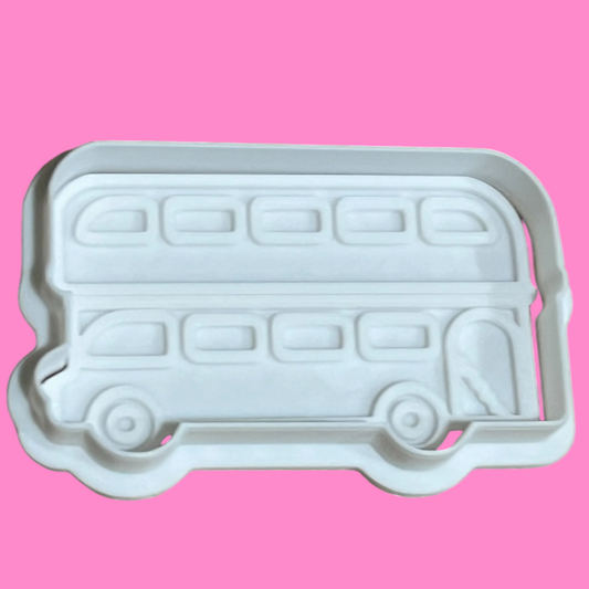 London Bus Cookie Cutter and  Embosser Set