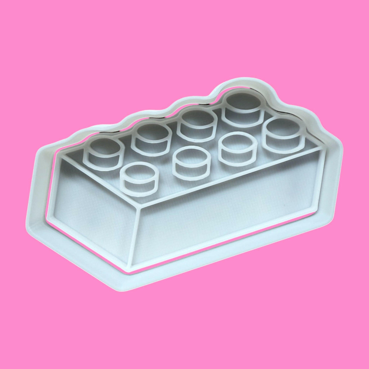 LEGO-Inspired Cookie Cutter Set – Brick, Minifigure, Face, and Square Block Designs.