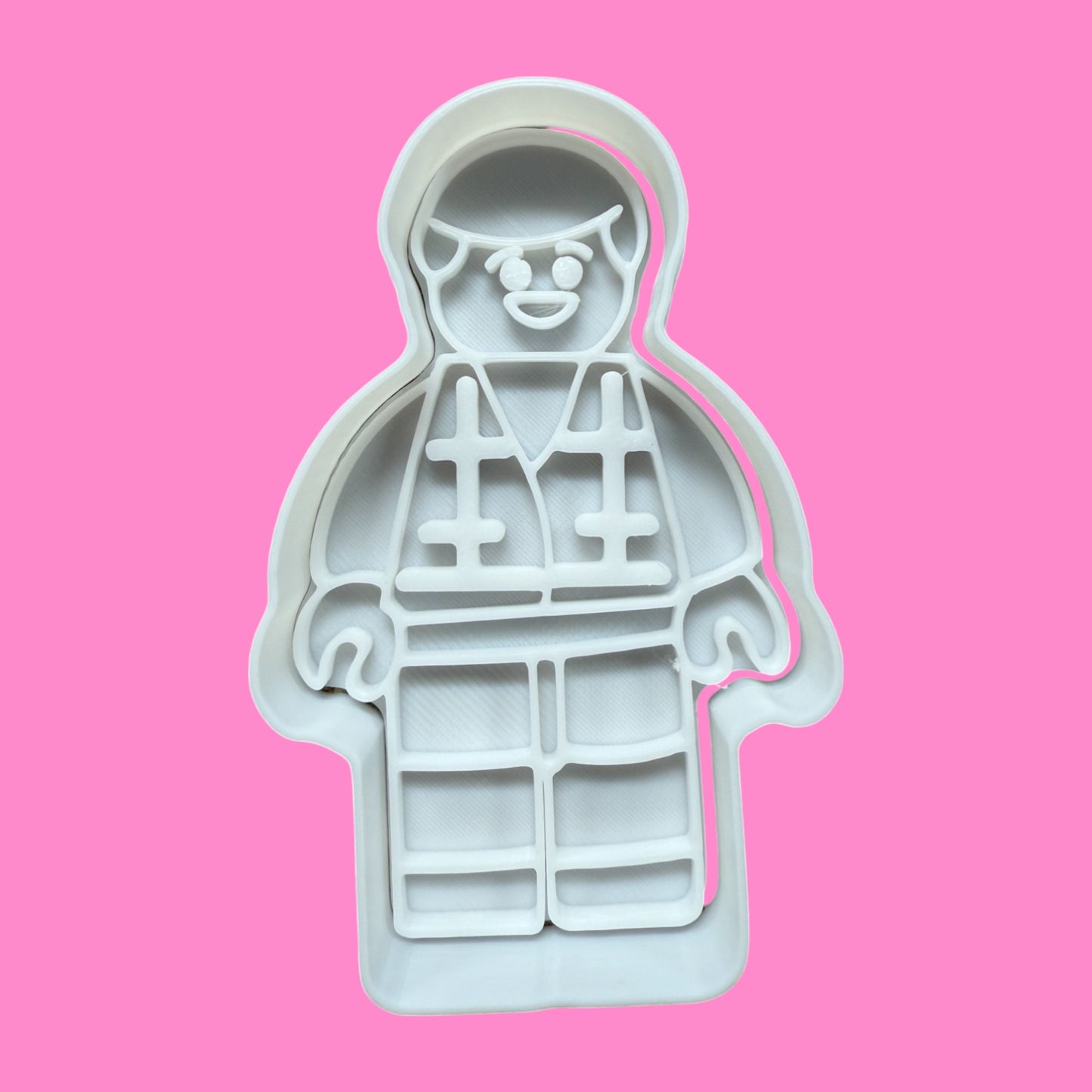 LEGO-Inspired Cookie Cutter Set – Brick, Minifigure, Face, and Square Block Designs