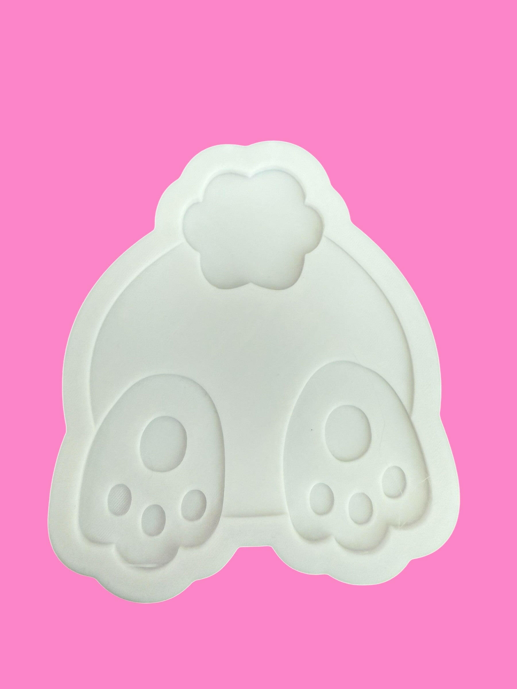 Bunny Tail and Feet Multilayered Stamp and Cookie Cutter – Adorable Baking Tool.