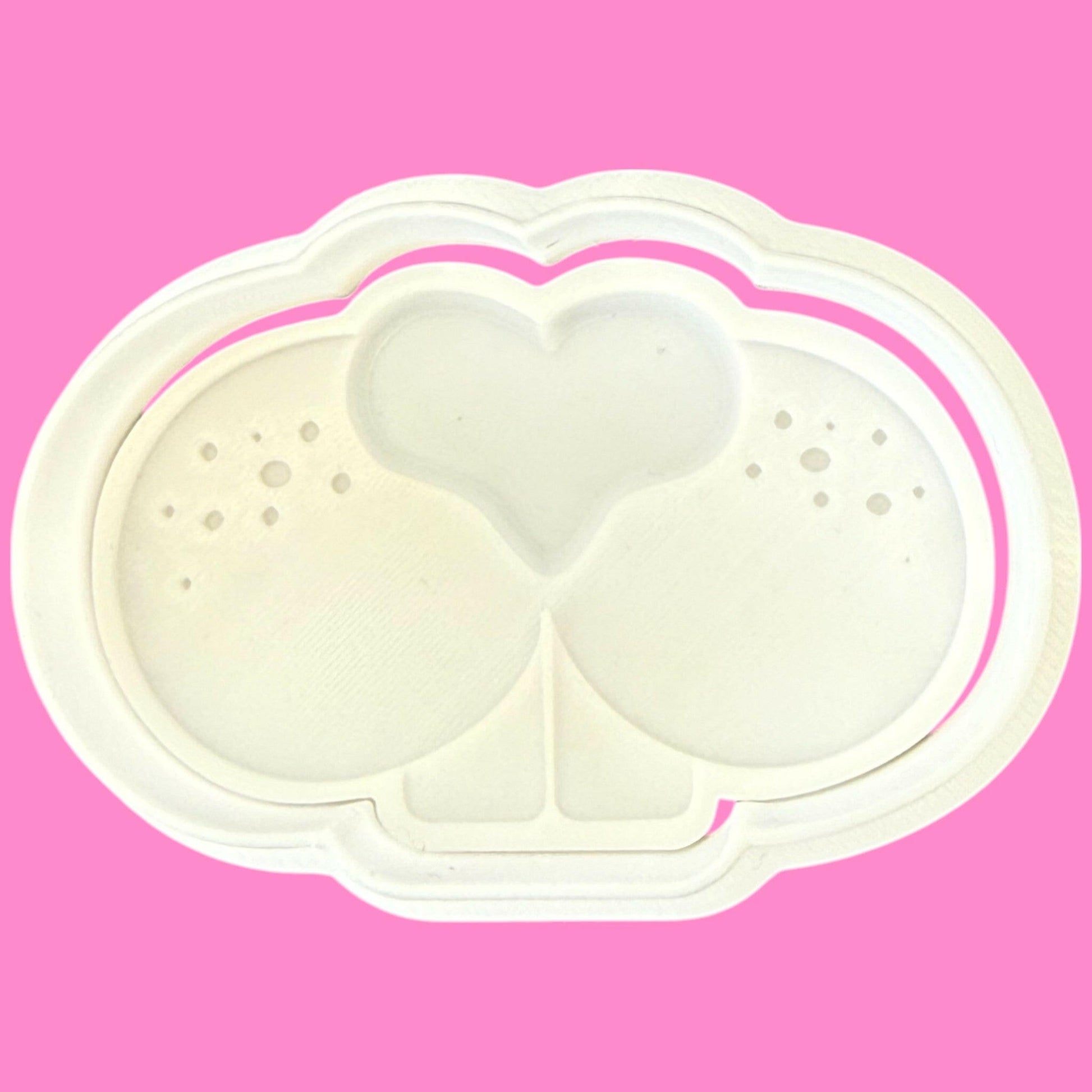 Multilayered Bunny Nose and Teeth Cookie Cutter | Elegant Floral Baking | PLA.