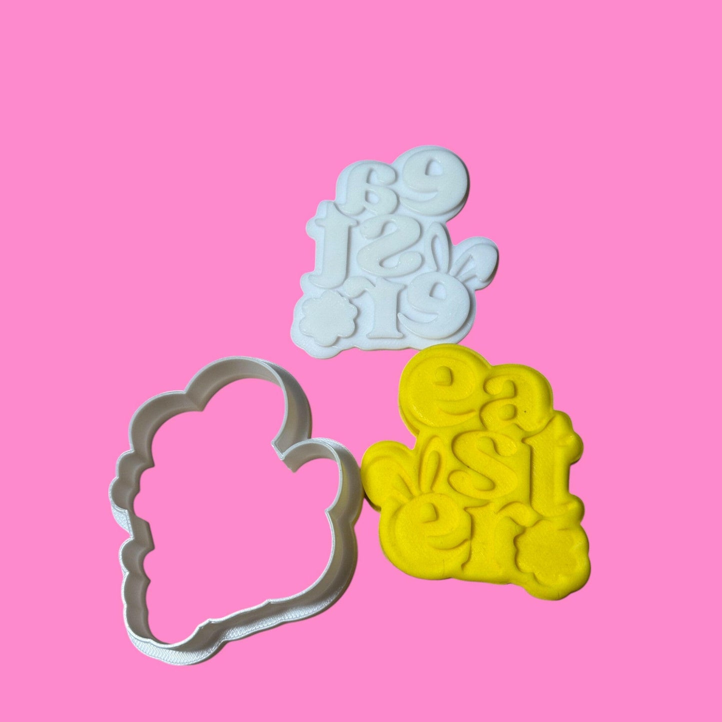 Easter Font Cookie Cutter & Stamp | Festive Spring Baking | PLA.