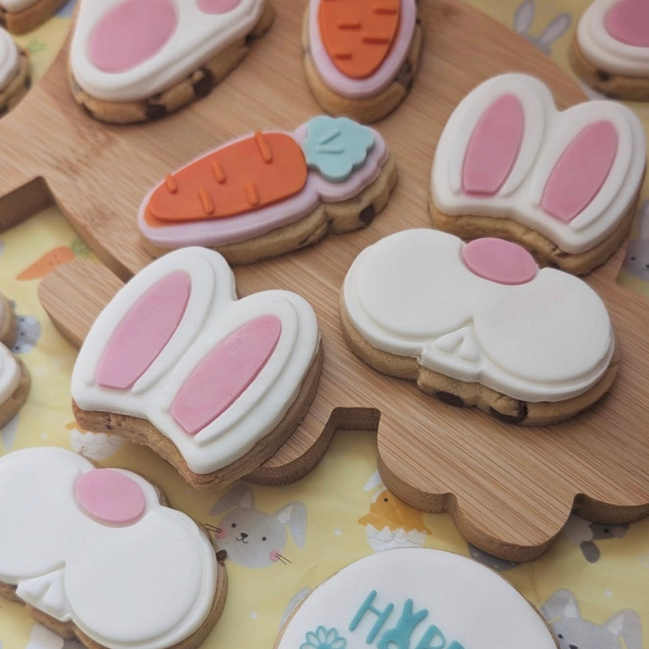 Bunny Ears, Face & Feet Cookie Cutter & Embosser Set – Set of 4 Easter Designs