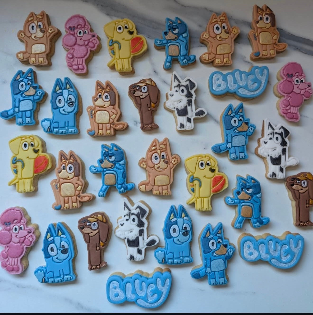 Bluey and Friends-Inspired Embosser and Cookie Cutter Set – Delightful Baking Tools