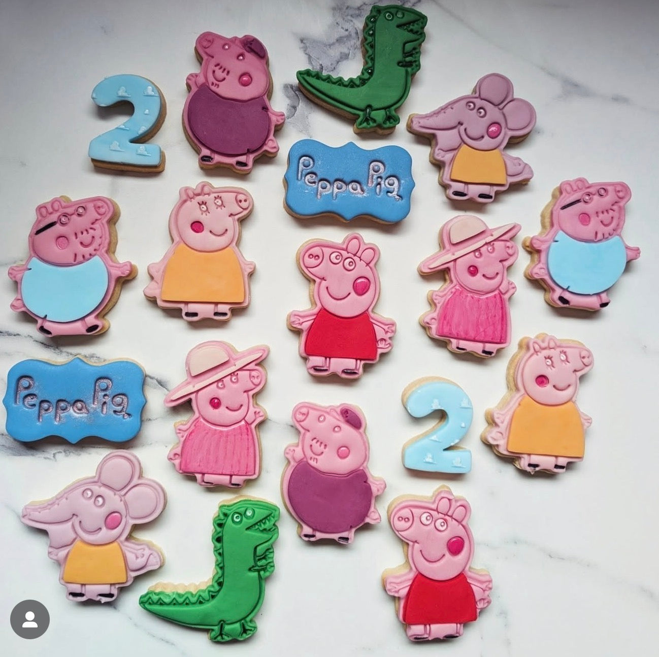 Peppa Pig Family and Friends Cookie Cutter and Embosser Stamp Set of 8