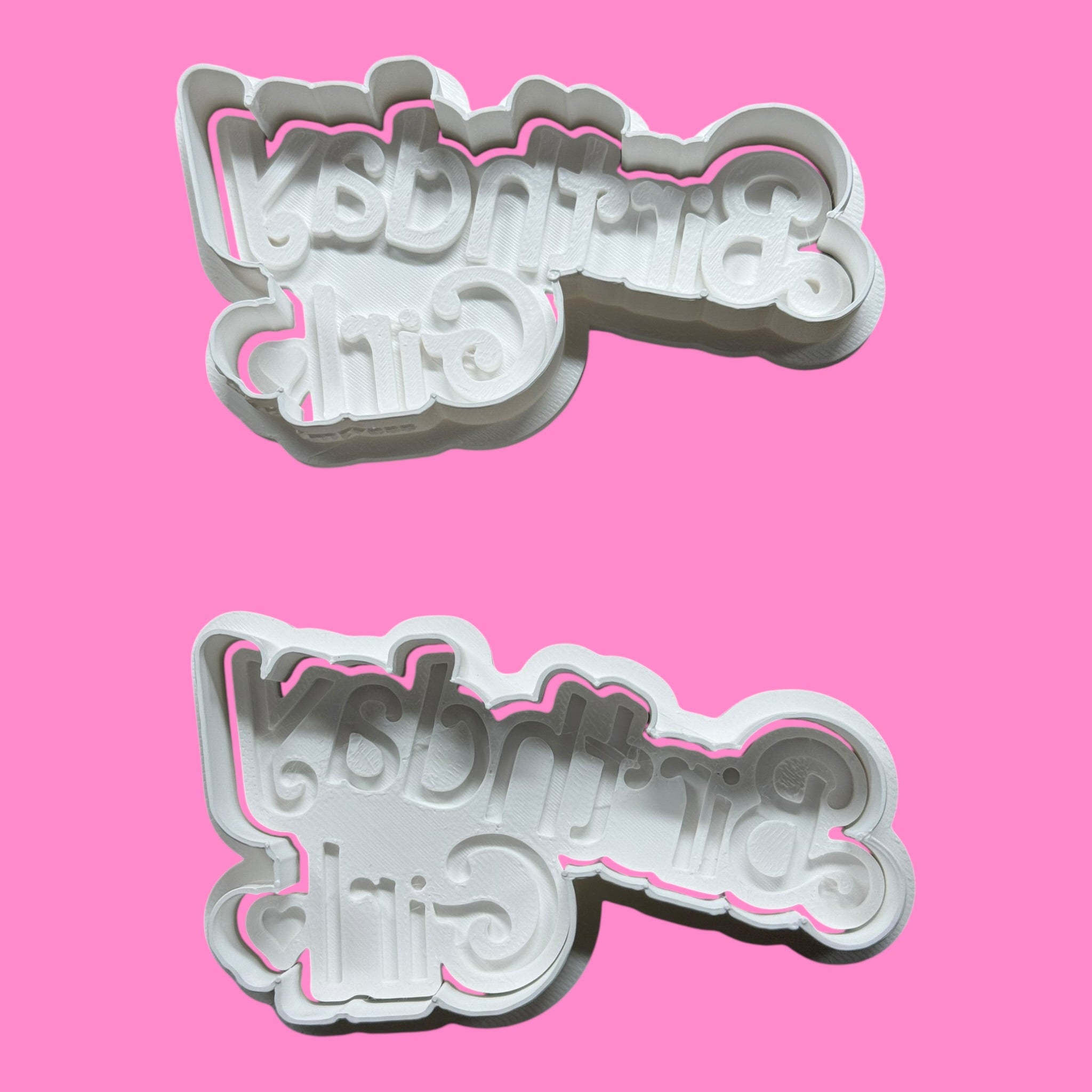 "Birthday Girl" Cookie Cutter & Stamp - Festive Celebration Design - Outboss & Emboss Versions