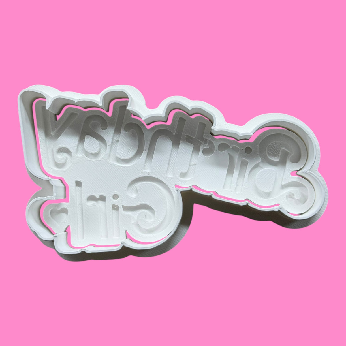 "Birthday Girl" Cookie Cutter & Stamp - Festive Celebration Design - Outboss & Emboss Versions