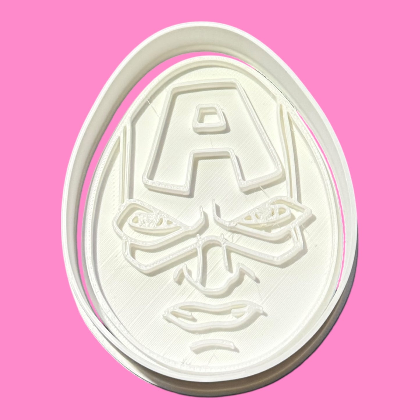 Superhero Egg Cookie Cutter Set - Spider, Bat, Hulk, Iron, Thor & Cap Designs