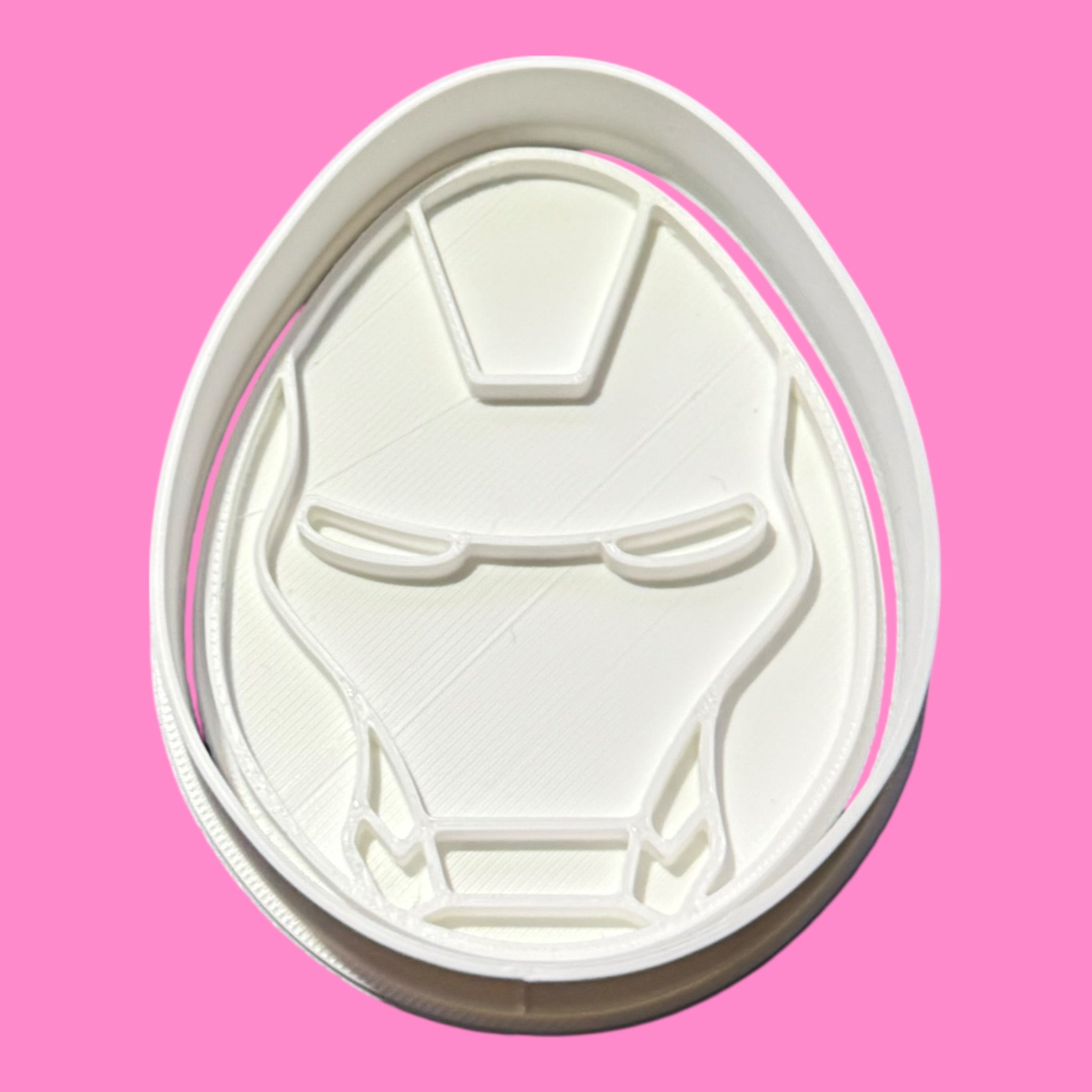 Superhero Egg Cookie Cutter Set - Spider, Bat, Hulk, Iron, Thor & Cap Designs
