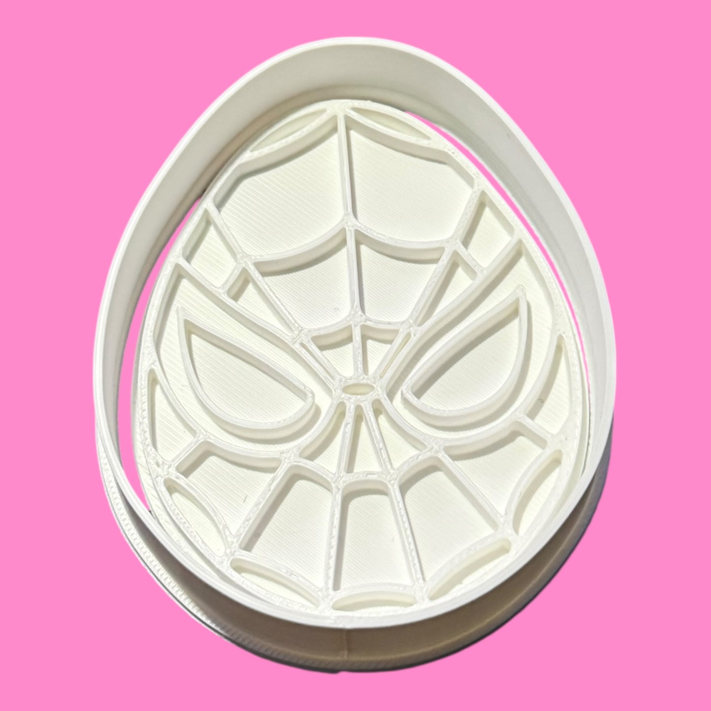 Superhero Egg Cookie Cutter Set - Spider, Bat, Hulk, Iron, Thor & Cap Designs