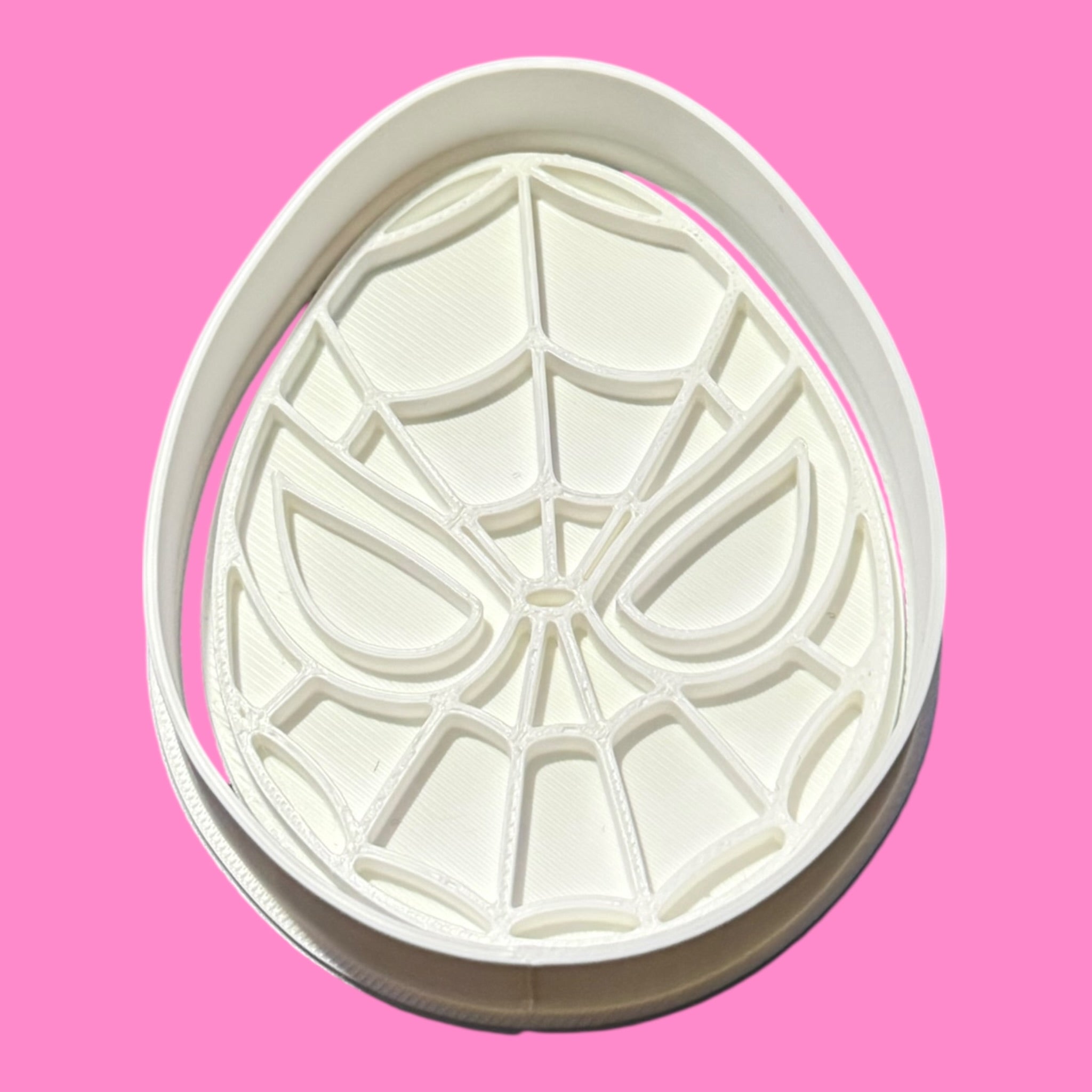 Superhero Egg Cookie Cutter Set - Spider, Bat, Hulk, Iron, Thor & Cap Designs