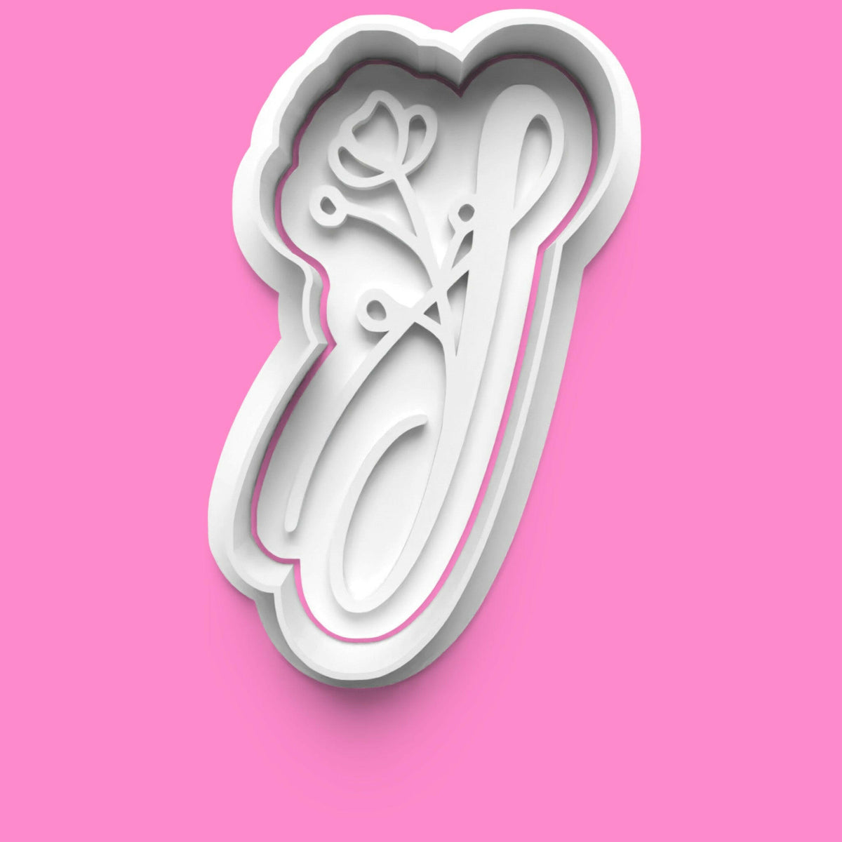 Floral Alphabet Cookie Cutter Set (A-Z) | Buy Individually or Full Set | PLA.