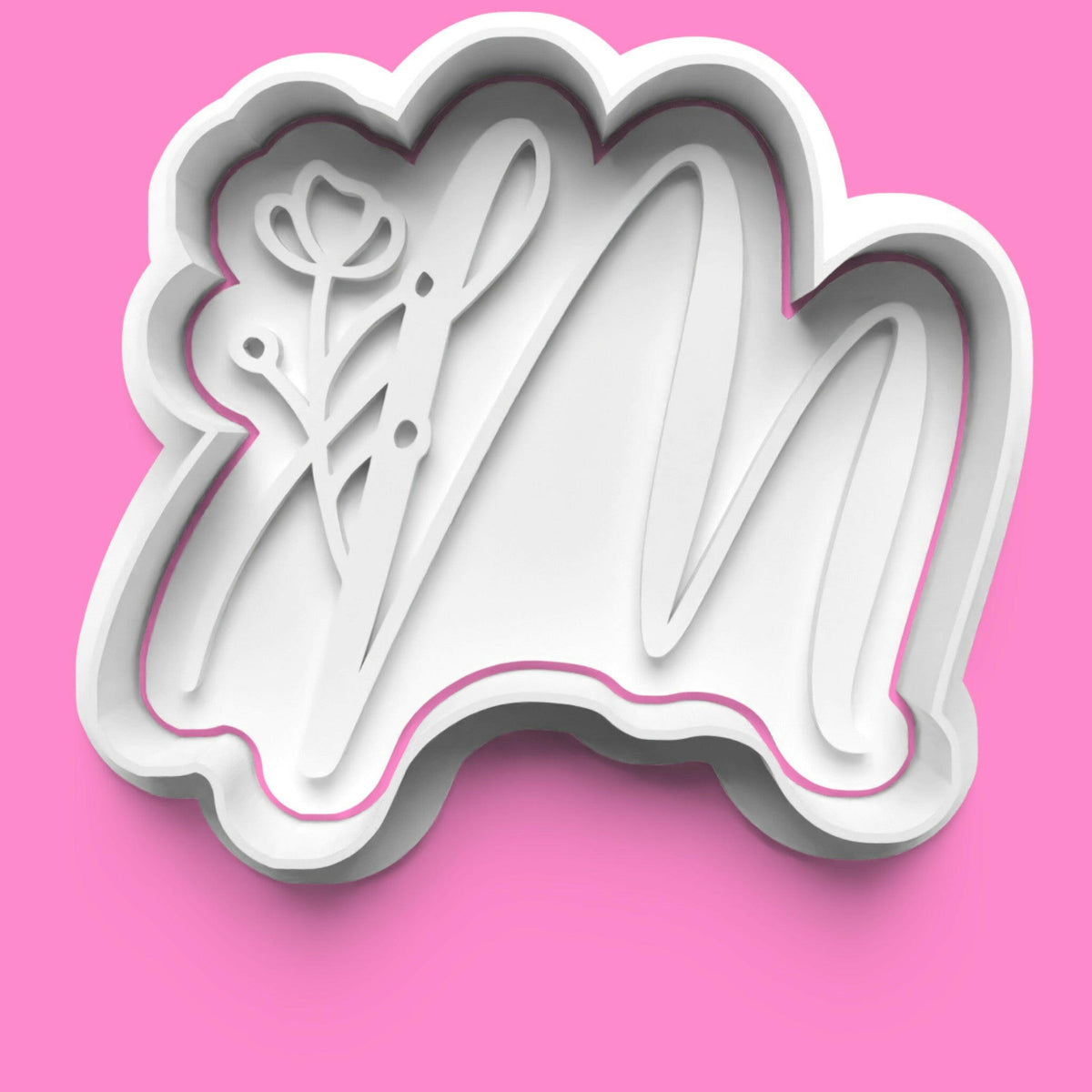 Floral Alphabet Cookie Cutter Set (A-Z) | Buy Individually or Full Set | PLA.