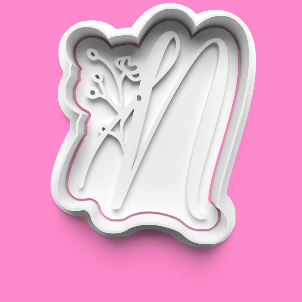 Floral Alphabet Cookie Cutter Set (A-Z) | Buy Individually or Full Set | PLA.