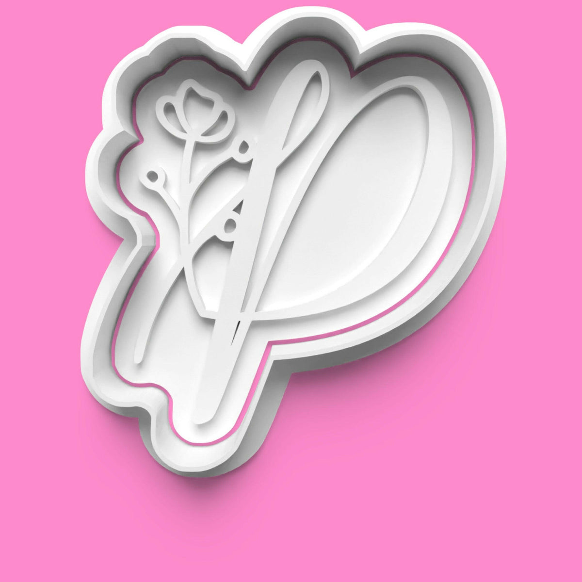 Floral Alphabet Cookie Cutter Set (A-Z) | Buy Individually or Full Set | PLA.