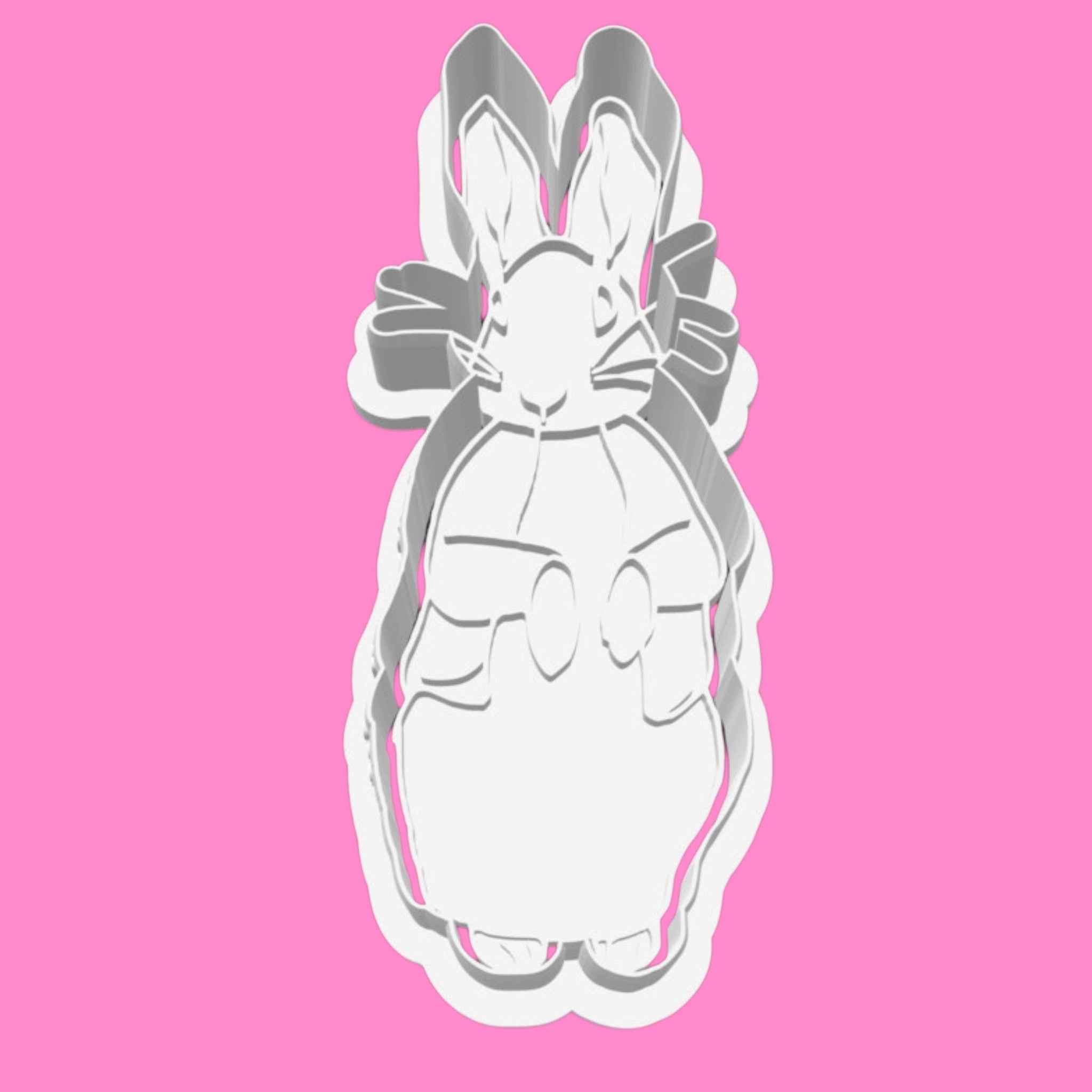 Peter Rabbit Inspired Cookie Cutter – Classic Woodland Bunny