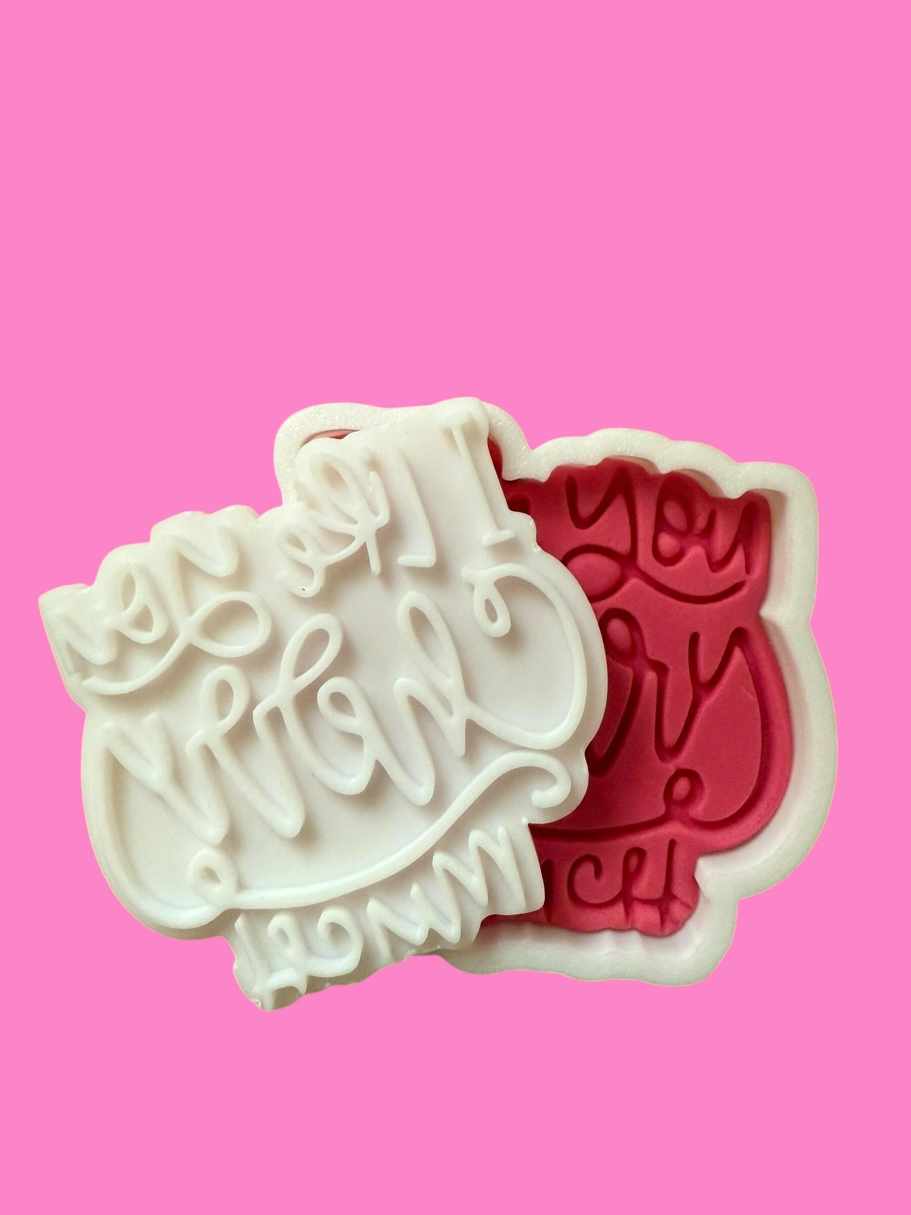 I Like You Cheerry Much Cookie Cutter & Stamp Set (8cm) | Birthday Baking | PLA.