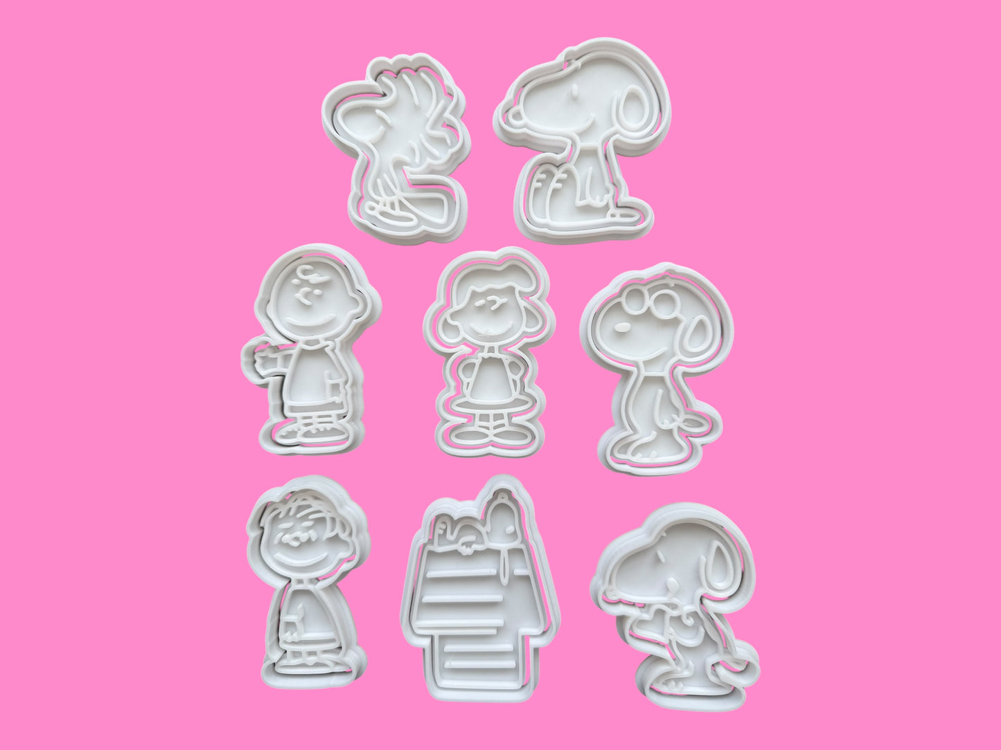 Snoopy, Charlie Brown & Friends Cookie Cutter & Embosser Stamp Set – Peanuts-Inspired Collection
