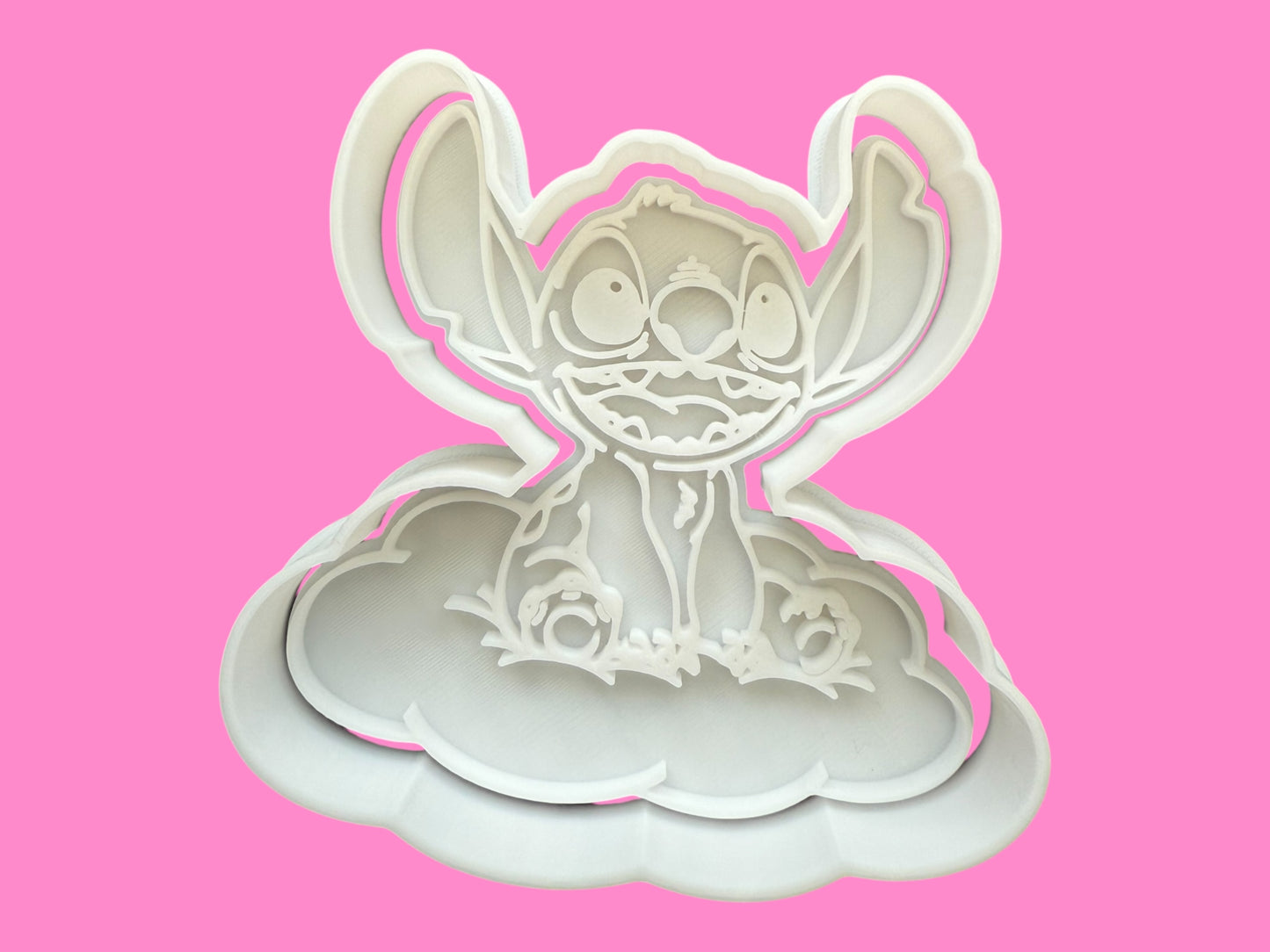 Lilo & Stitch Cookie Cutter & Embosser Stamp Set – Set of 6 Ohana-Inspired Designs Set-3