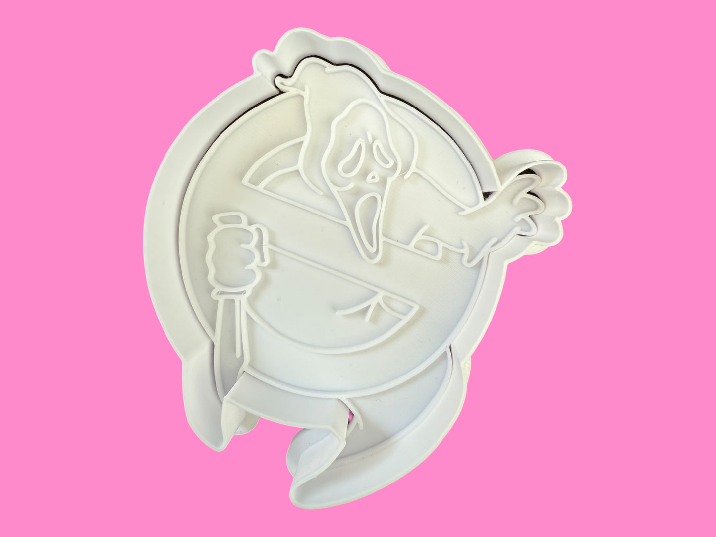 When Scream meets Ghosbusters – Cookie Cutter & Embosser Stamp (Approx. 8cm)