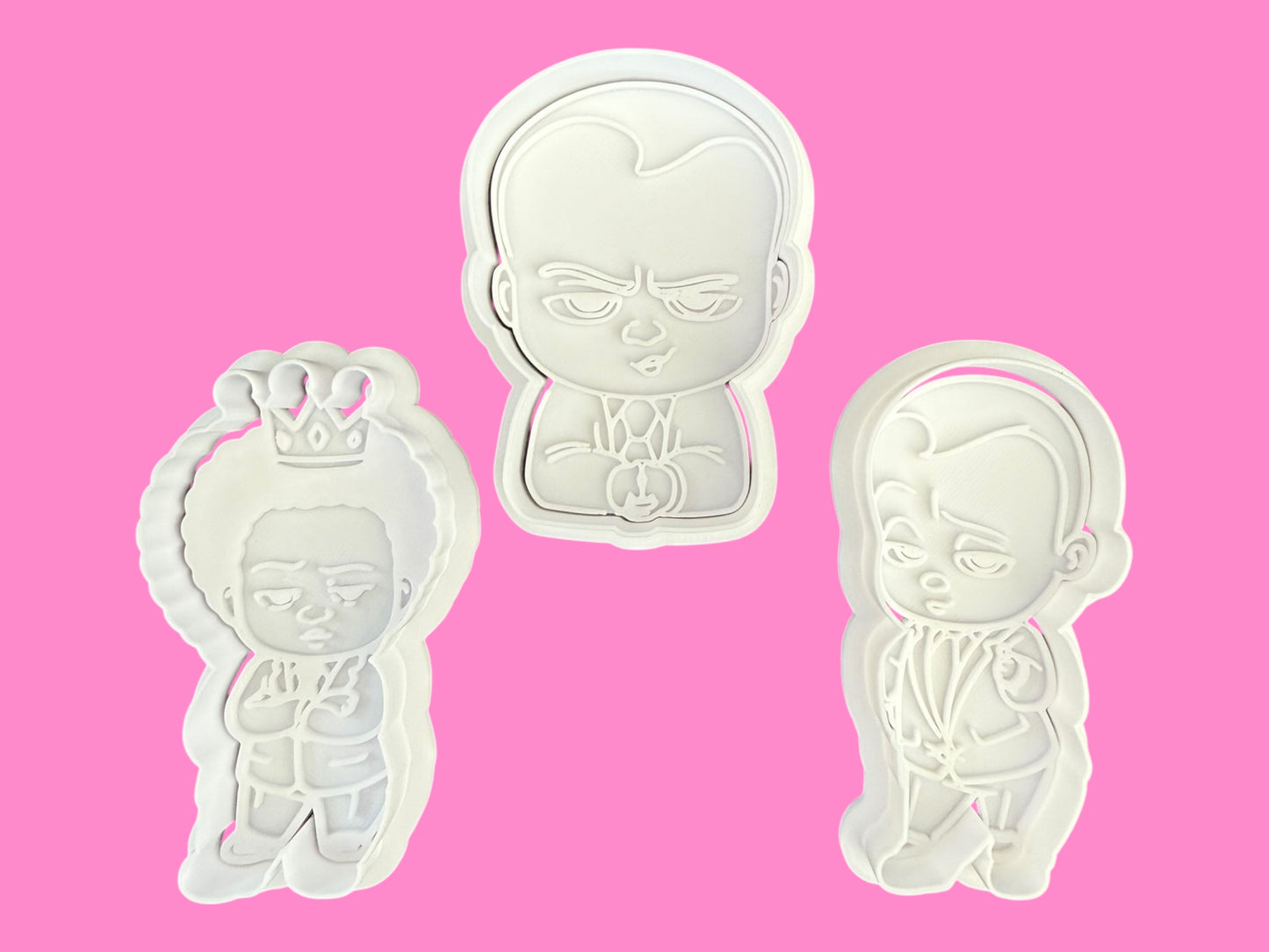 Boss Baby Cookie Cutter Set – Big Mood in Tiny Suits (Set of 3)