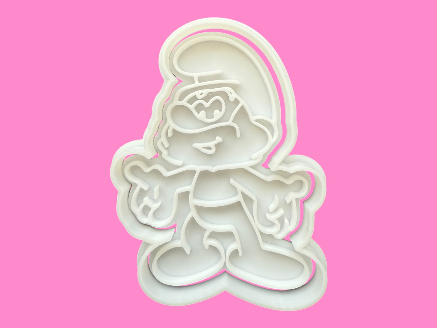 Smurfs Theme Cookie Cutter & Embosser Stamp Set – Classic Cartoon Collection