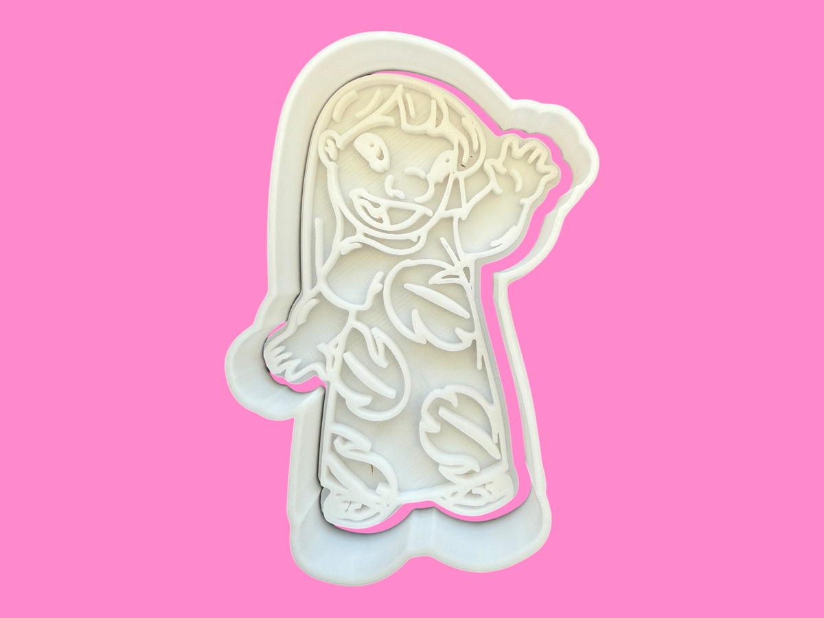 Lilo & Stitch Cookie Cutter & Embosser Stamp Set – Set of 6 Ohana-Inspired Designs Set-2