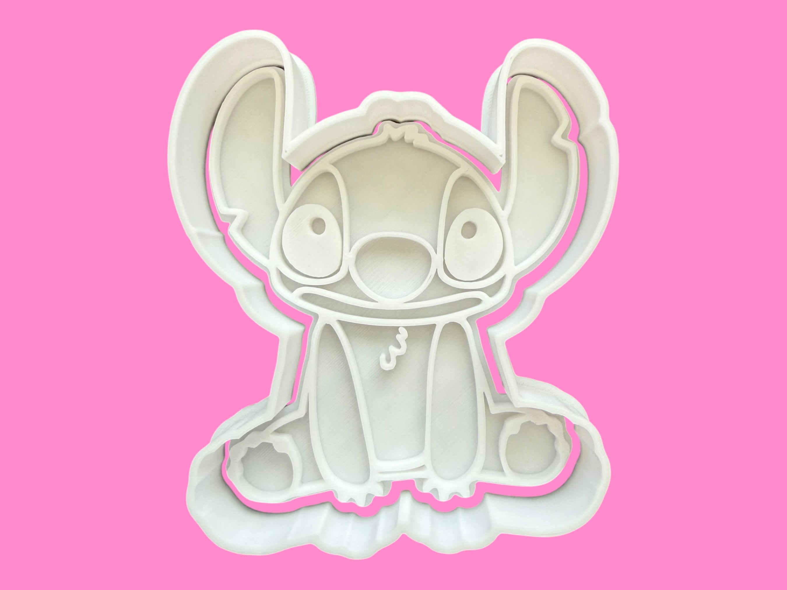 Lilo & Stitch Cookie Cutter & Embosser Stamp Set – Set of 6 Ohana-Inspired Designs Set-4