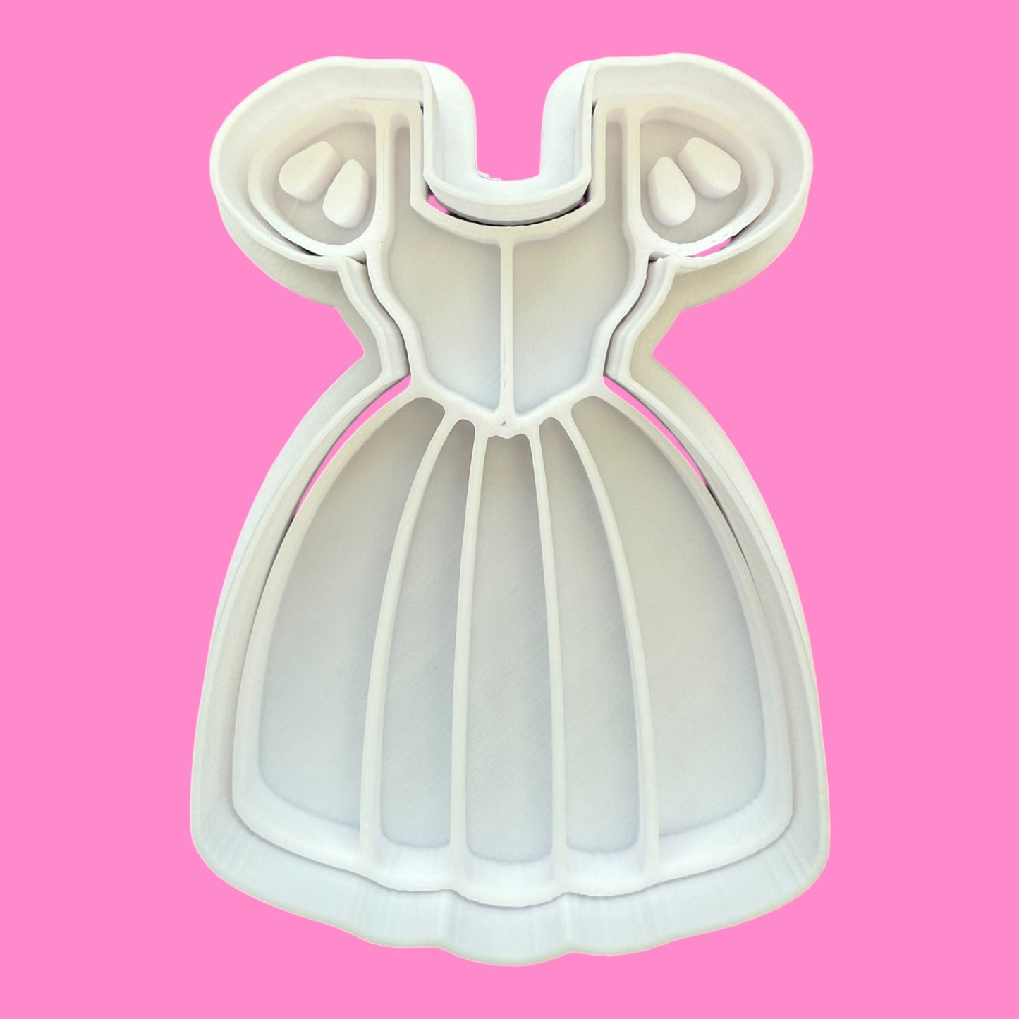 Princess Dresses Cookie Cutter & Embosser Stamp Set – Fairytale Baking Collection