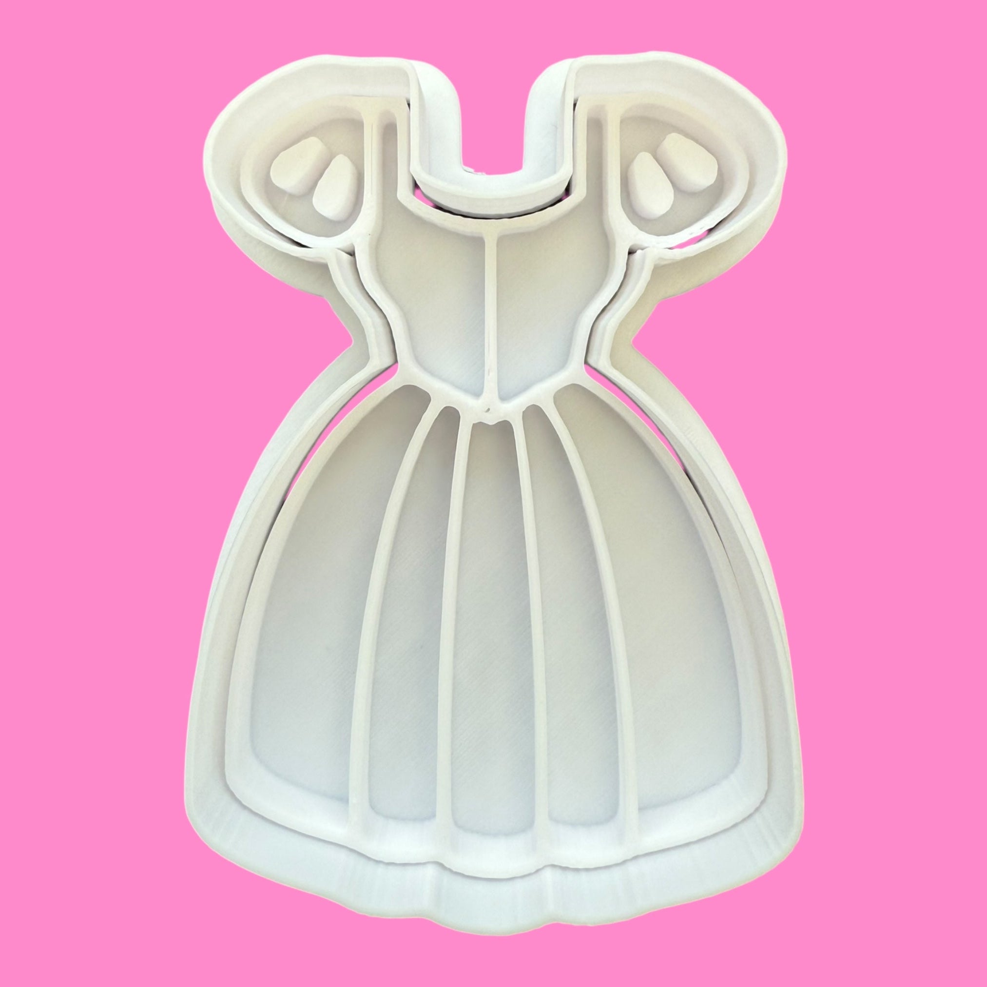 Princess Dresses Cookie Cutter & Embosser Stamp Set – Fairytale Baking Collection