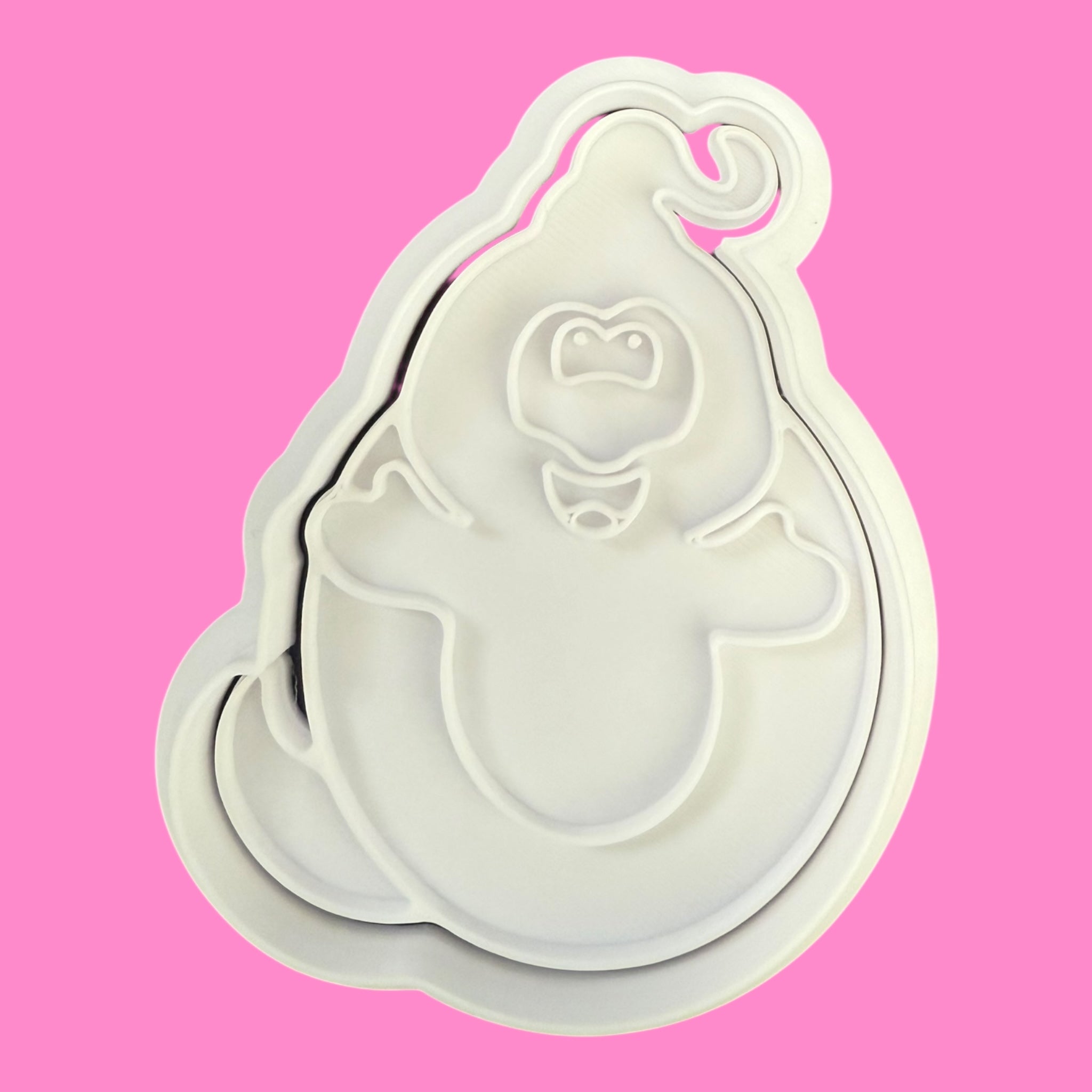 Cute  BOO Halloween Cookie Cutter & Embosser Set – Ghost, Pumpkin & Witch House (3pcs)