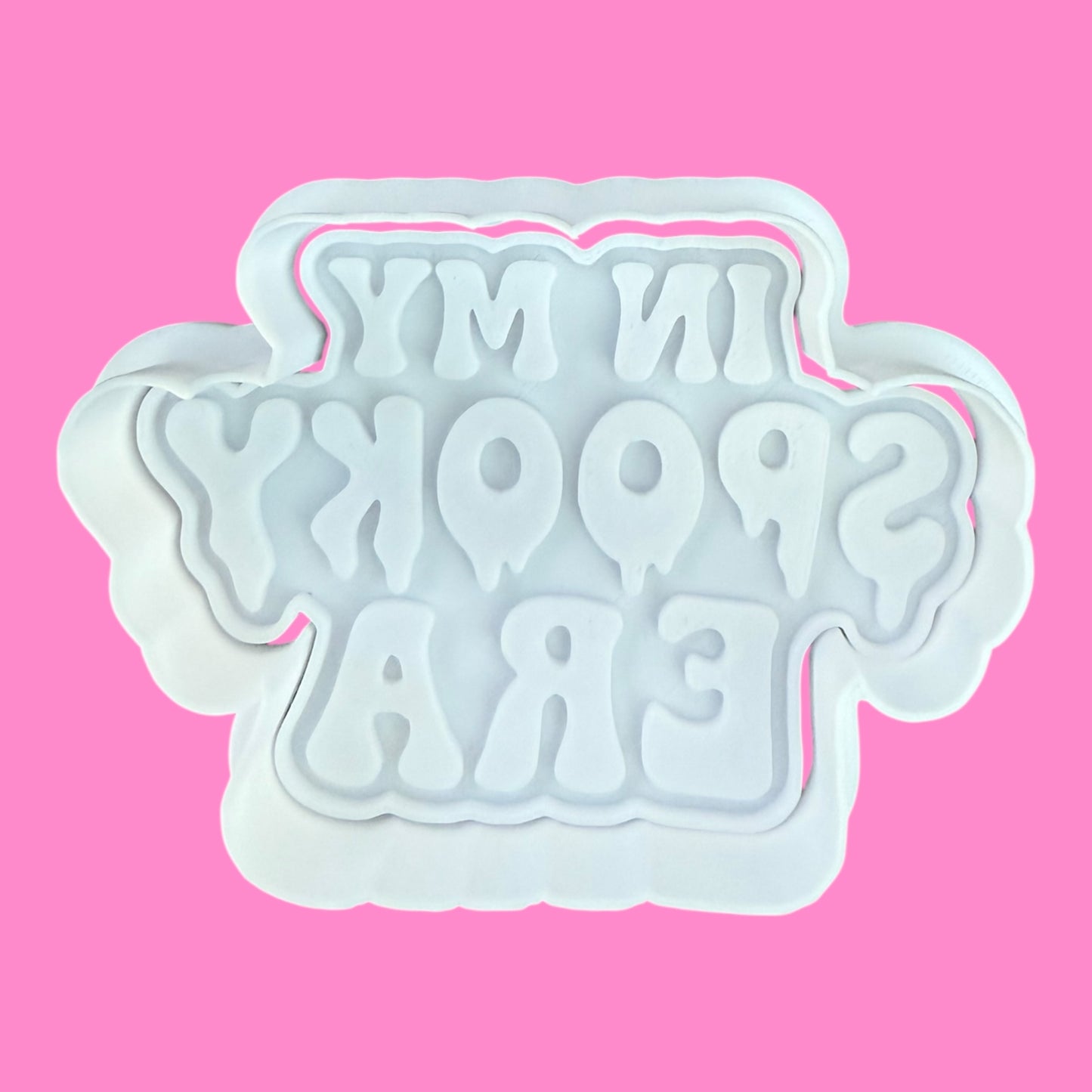 "In My Spooky Era" Cookie Cutter & Embosser – Halloween Quote