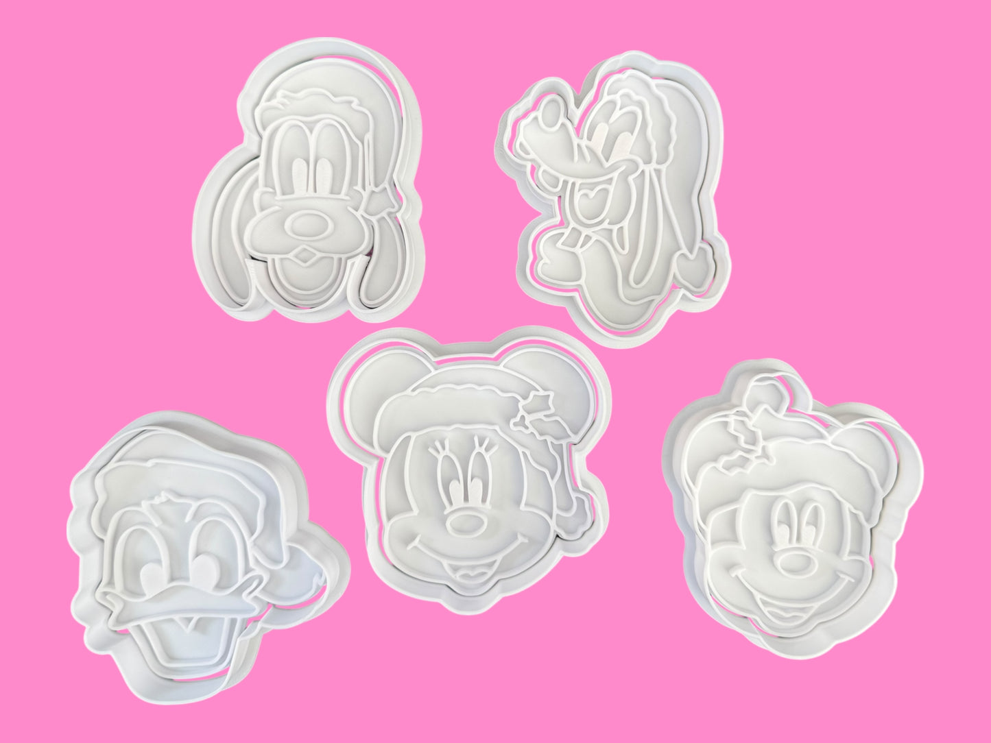 Christmas Character Cookie Cutter Set – Festive Faces of Fun (Set of 5)