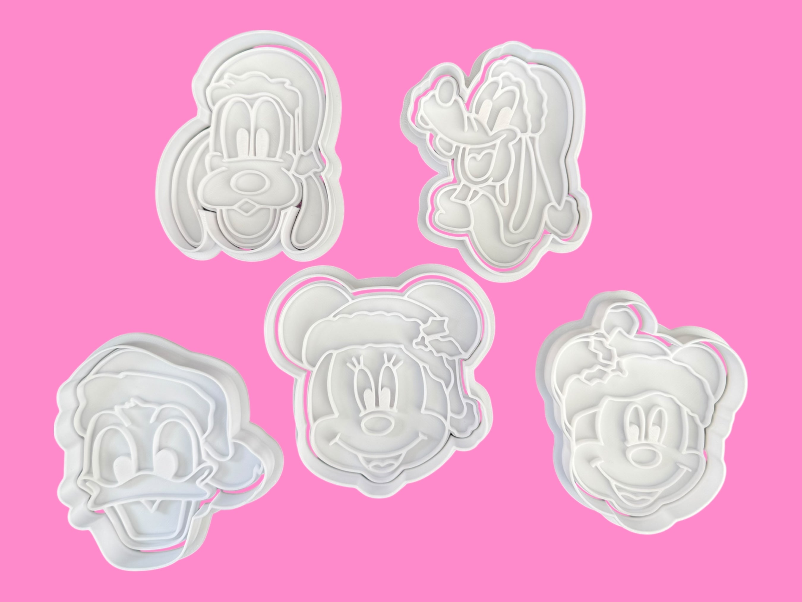Christmas Character Cookie Cutter Set – Festive Faces of Fun (Set of 5)