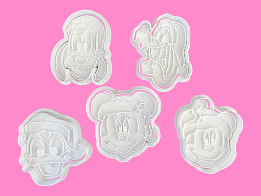 Christmas Character Cookie Cutter Set – Festive Faces of Fun (Set of 5)