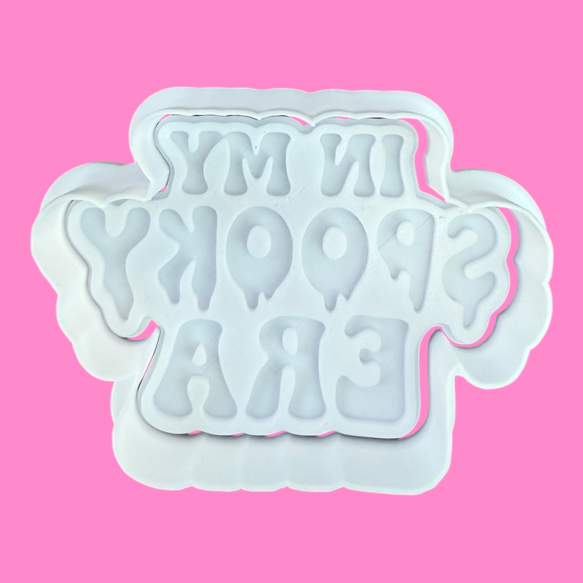 "In My Spooky Era" Cookie Cutter & Embosser – Halloween Quote