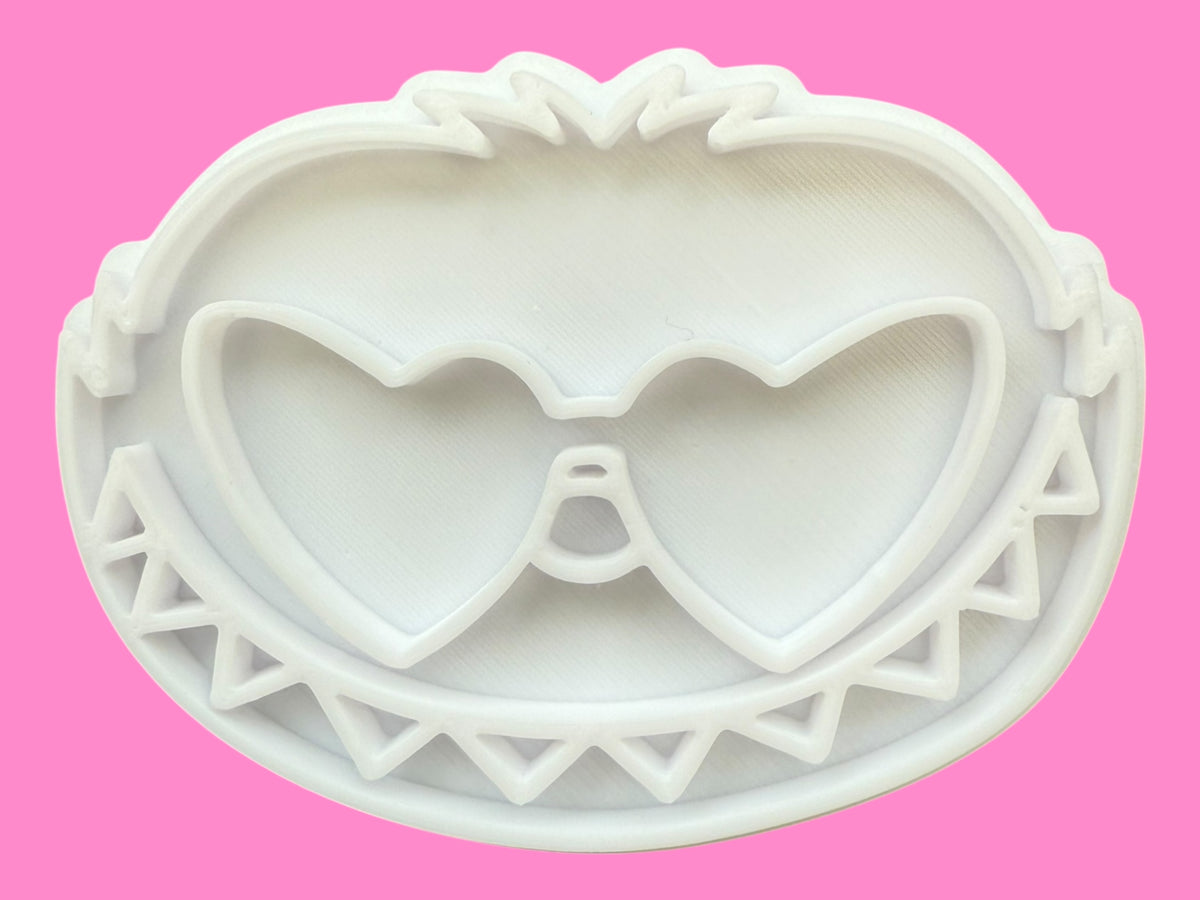 Mix & Match Cookie Cutter & Embosser Stamp Set – Interchangeable Face Frame Collection