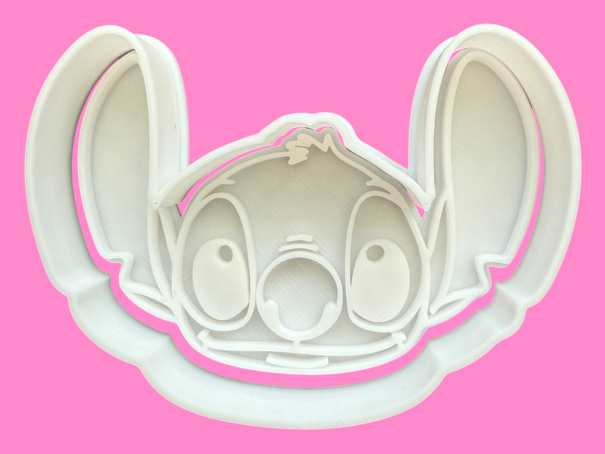 Lilo & Stitch Cookie Cutter & Embosser Stamp Set – Set of 6 Ohana-Inspired Designs Set-4