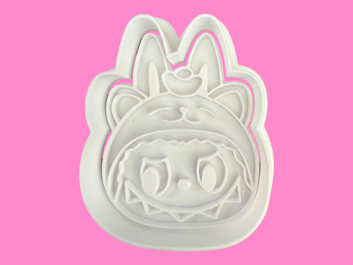 Inspired by Labubu  Cookie Cutter Set (8pcs) – Mischief in Every Bite