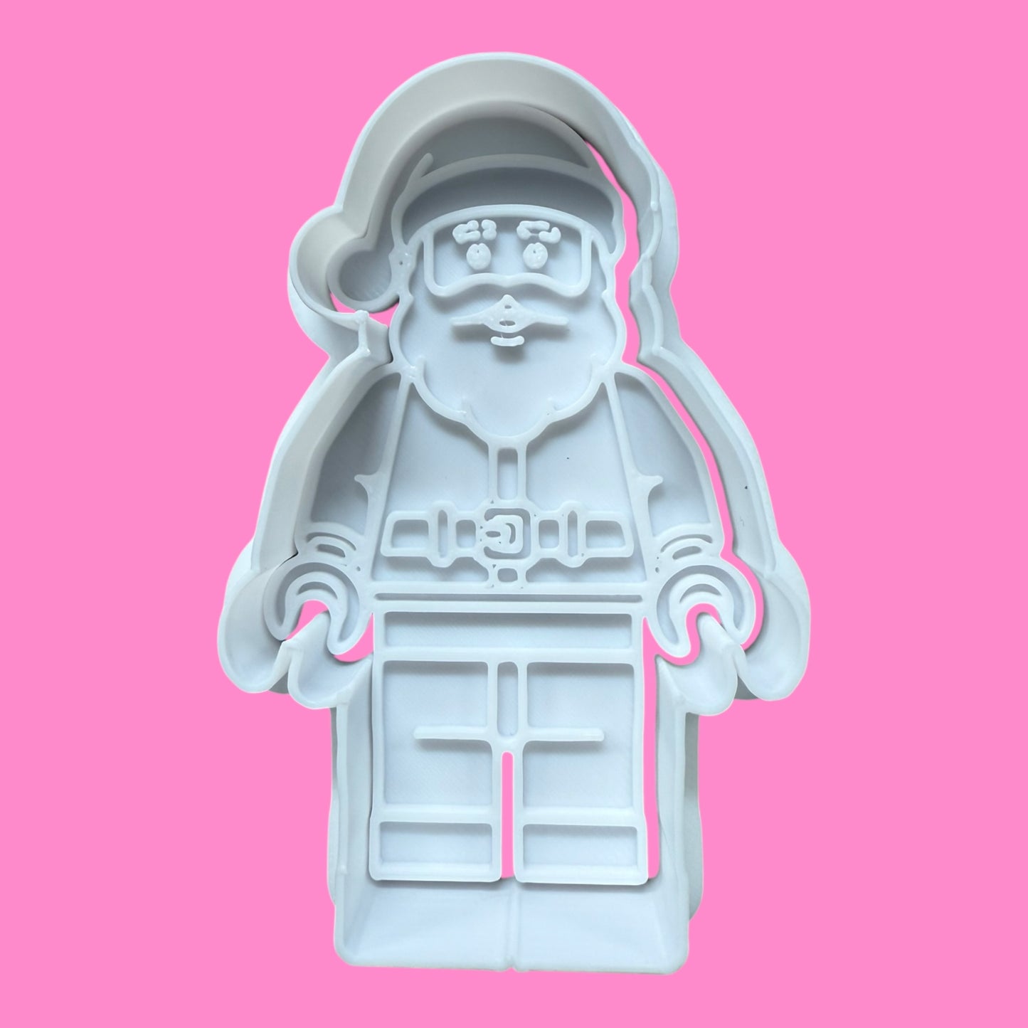 Lego-Inspired Santa Cookie Cutter & Embosser