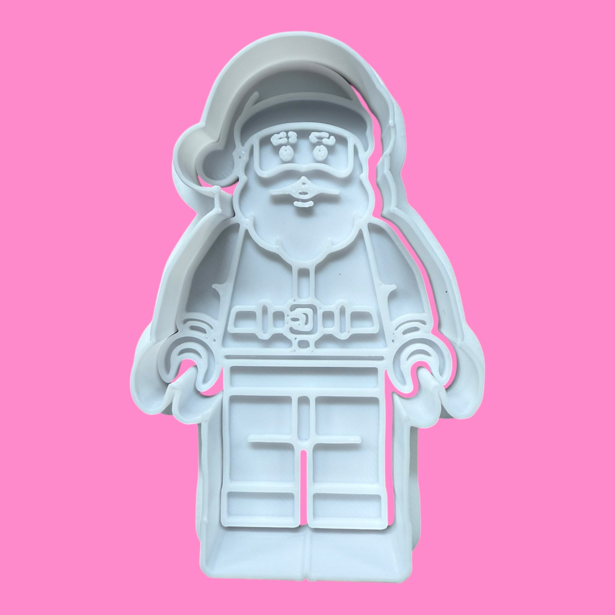 Lego-Inspired Santa Cookie Cutter & Embosser