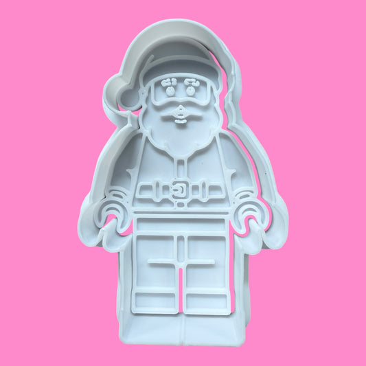 Lego-Inspired Santa Cookie Cutter & Embosser