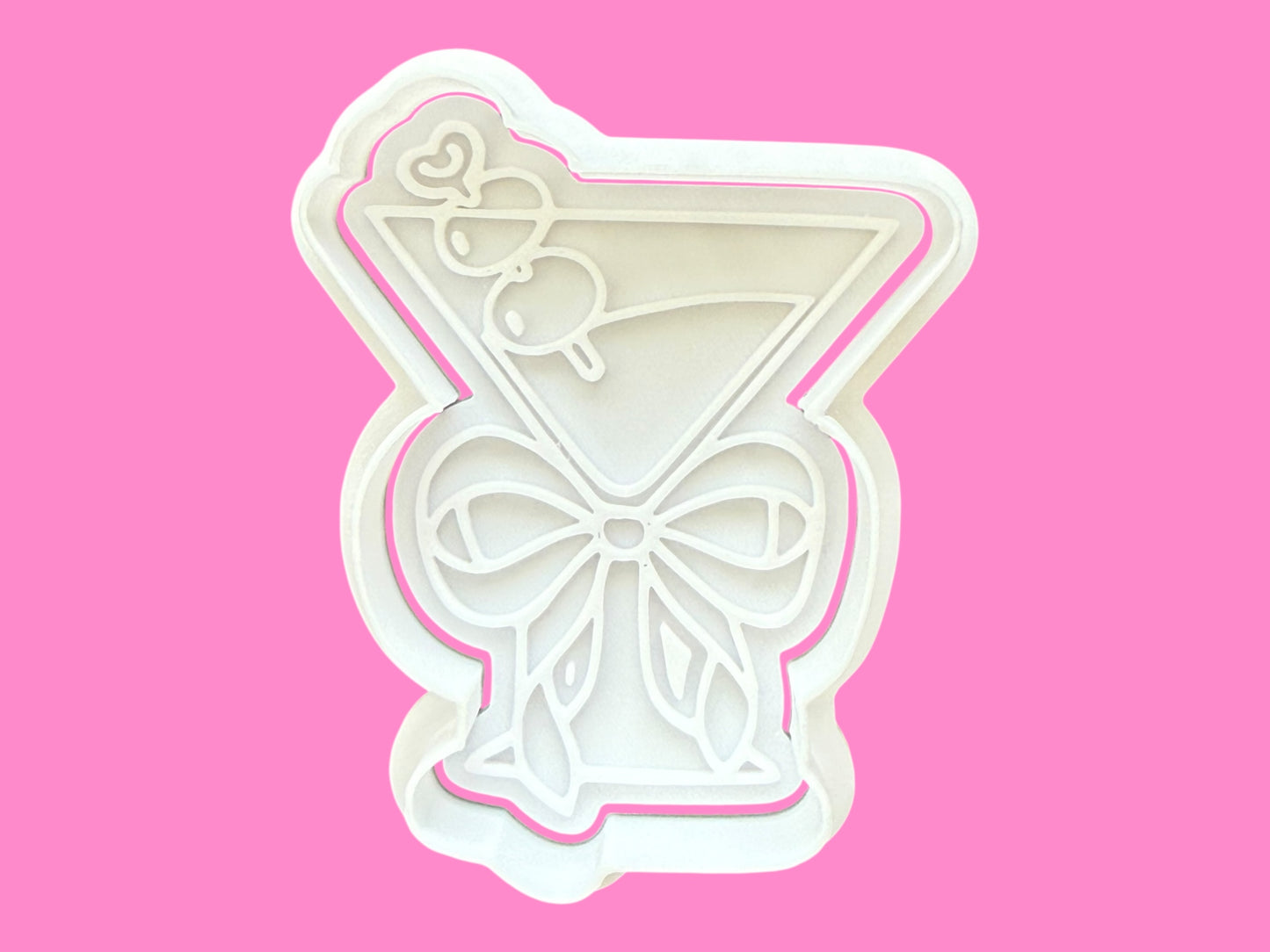 A Tini Bit Older – Martini Birthday Cookie Cutter & Embosser Stamp Set