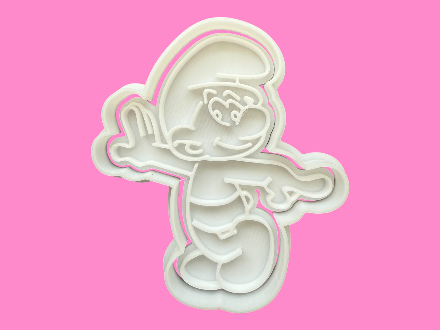 Smurfs Theme Cookie Cutter & Embosser Stamp Set – Classic Cartoon Collection