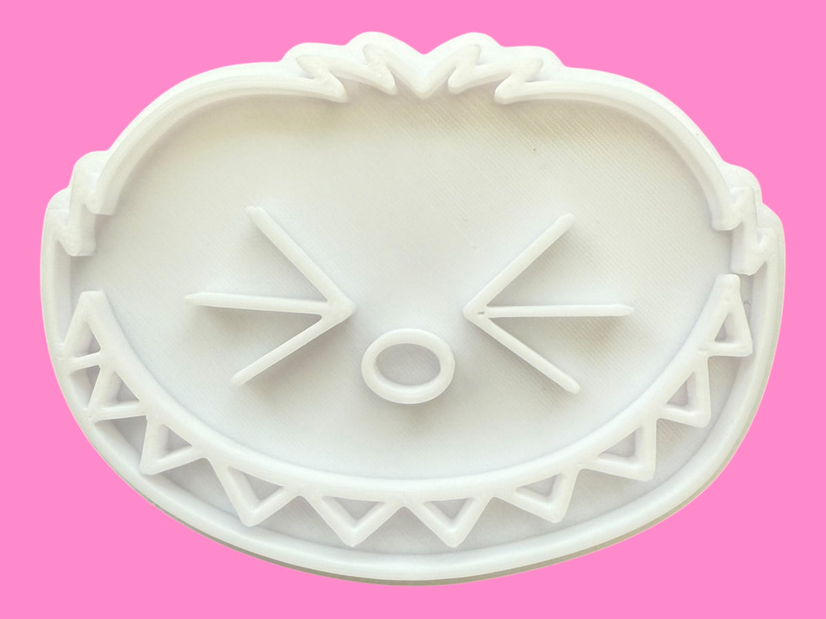 Mix & Match Cookie Cutter & Embosser Stamp Set – Interchangeable Face Frame Collection