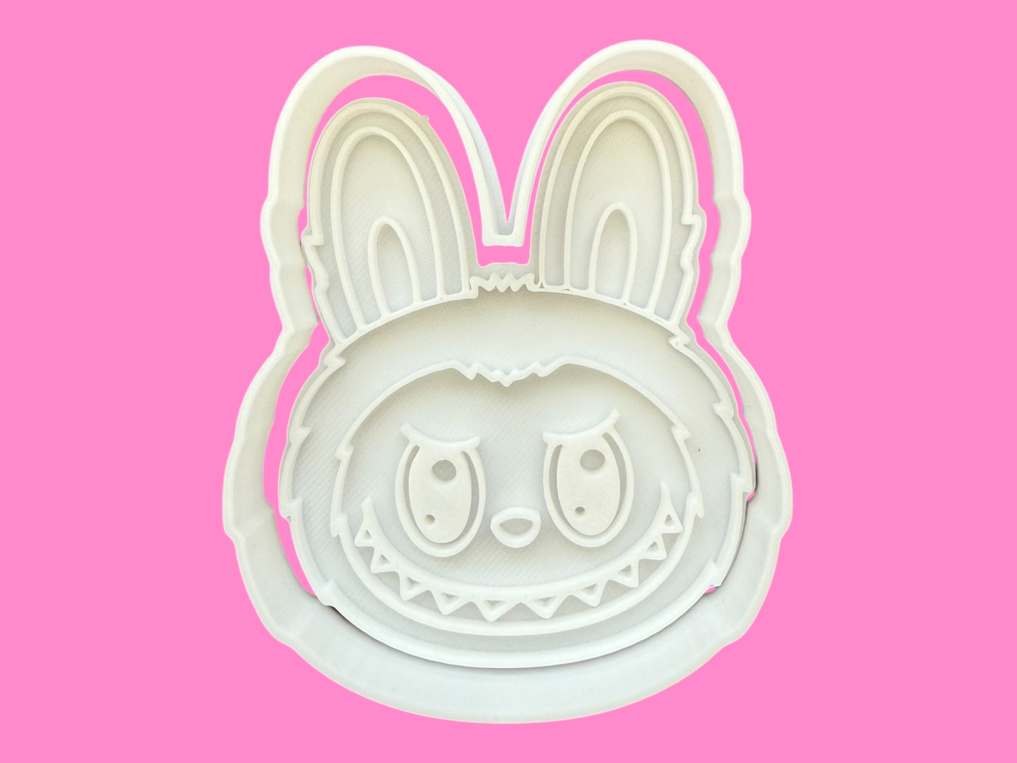 Inspired by Labubu  Cookie Cutter & Embosser Stamp Set – Set of 6 Mischievous Character Design Set-2