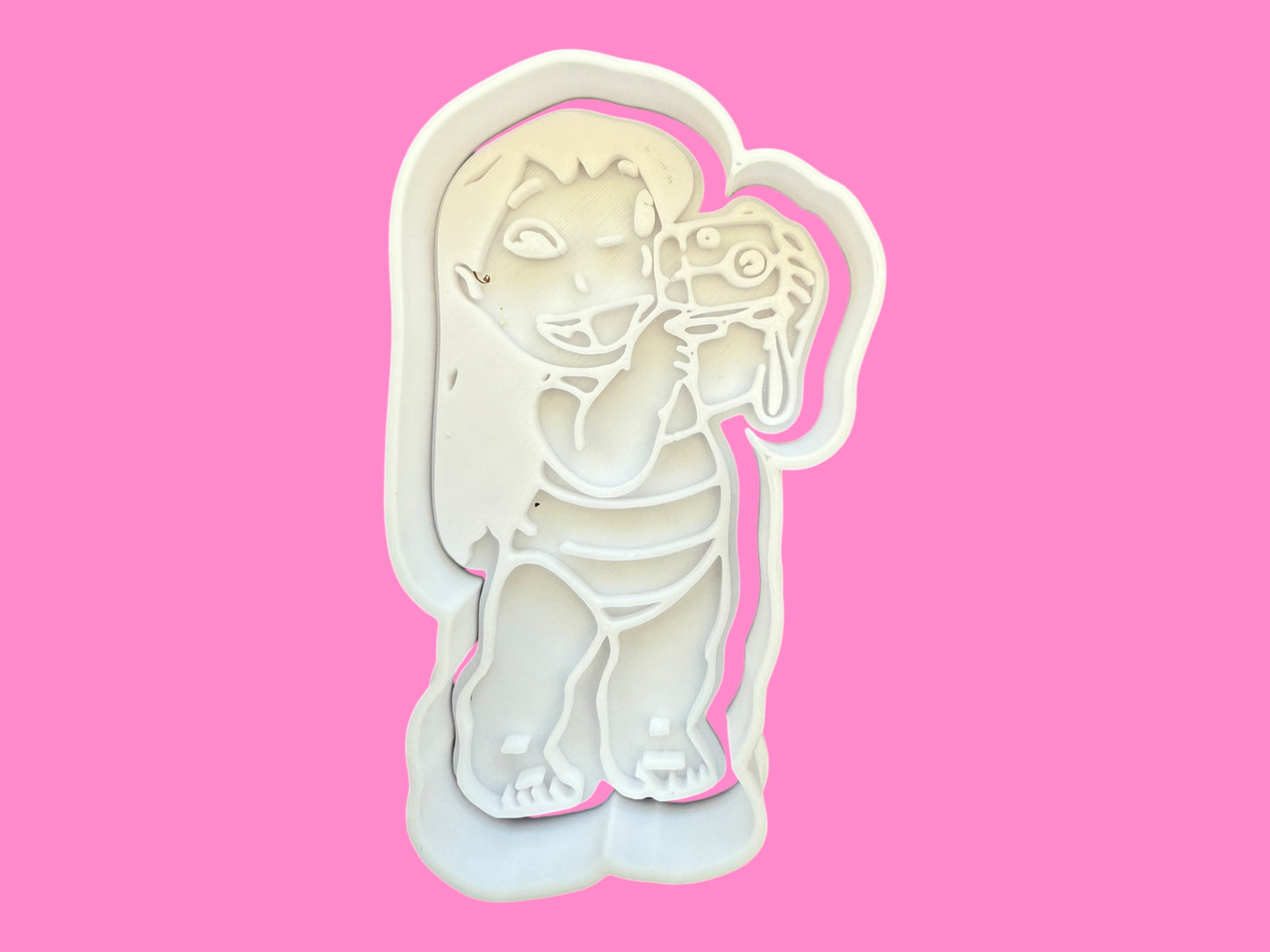 Lilo & Stitch Cookie Cutter & Embosser Stamp Set – Set of 6 Ohana-Inspired Designs Set-2