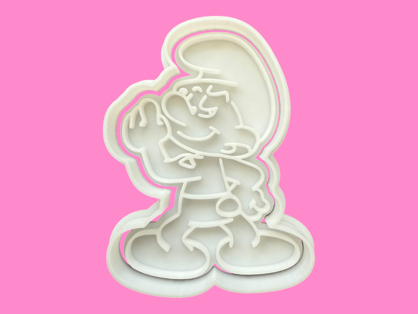 Smurfs Theme Cookie Cutter & Embosser Stamp Set – Classic Cartoon Collection