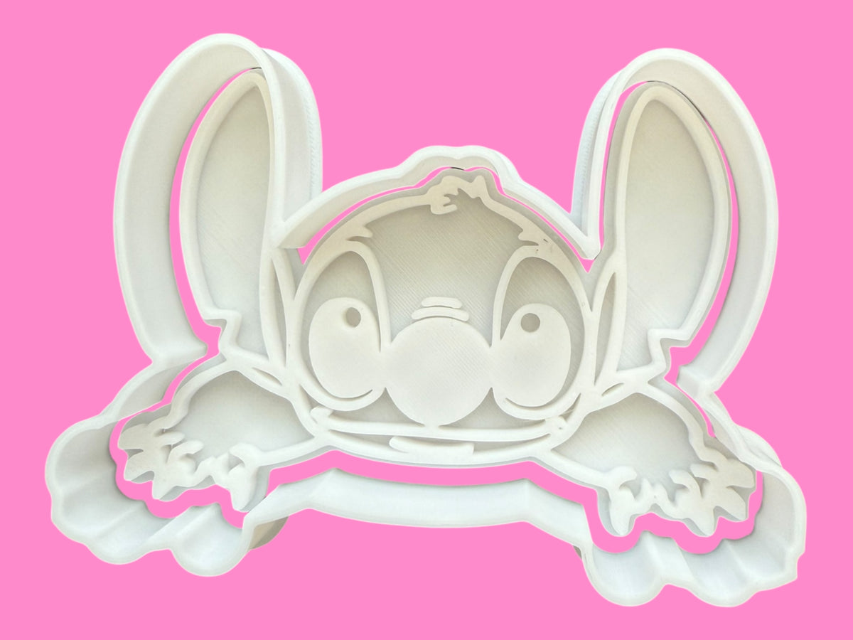 Lilo & Stitch Cookie Cutter & Embosser Stamp Set – Set of 6 Ohana-Inspired Designs Set-4
